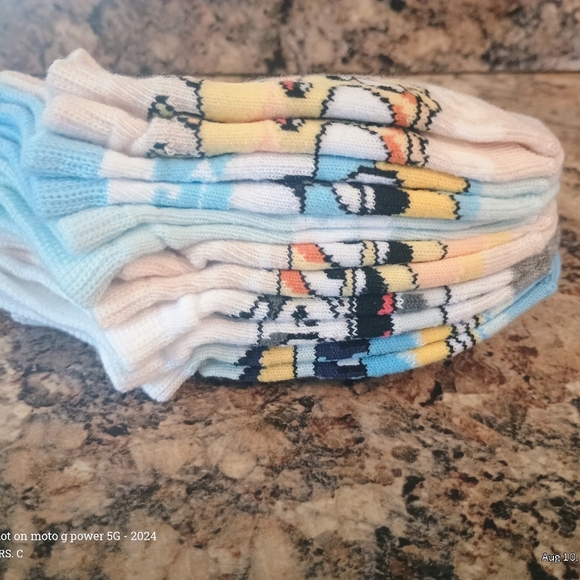 Bluey Kids Socks - Blue and White - Picture 3 of 4